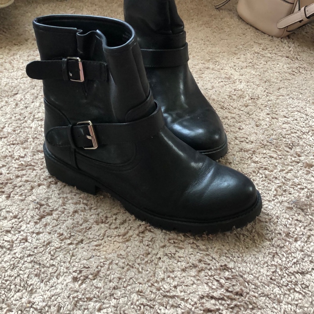 black boots